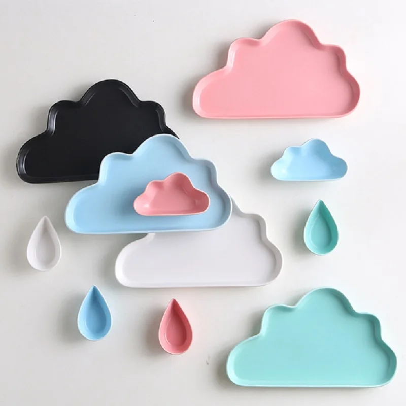 3 Sizes Creative Ceramic Porcelain Cloud Raindrop Shape Plate Random Combination Tableware Set Dessert Dish Camera artifact
3 Sizes Creative Ceramic Porcelain Cloud Raindrop Shape Plate Random Combination Tableware Set Dessert Dish Camera artifact