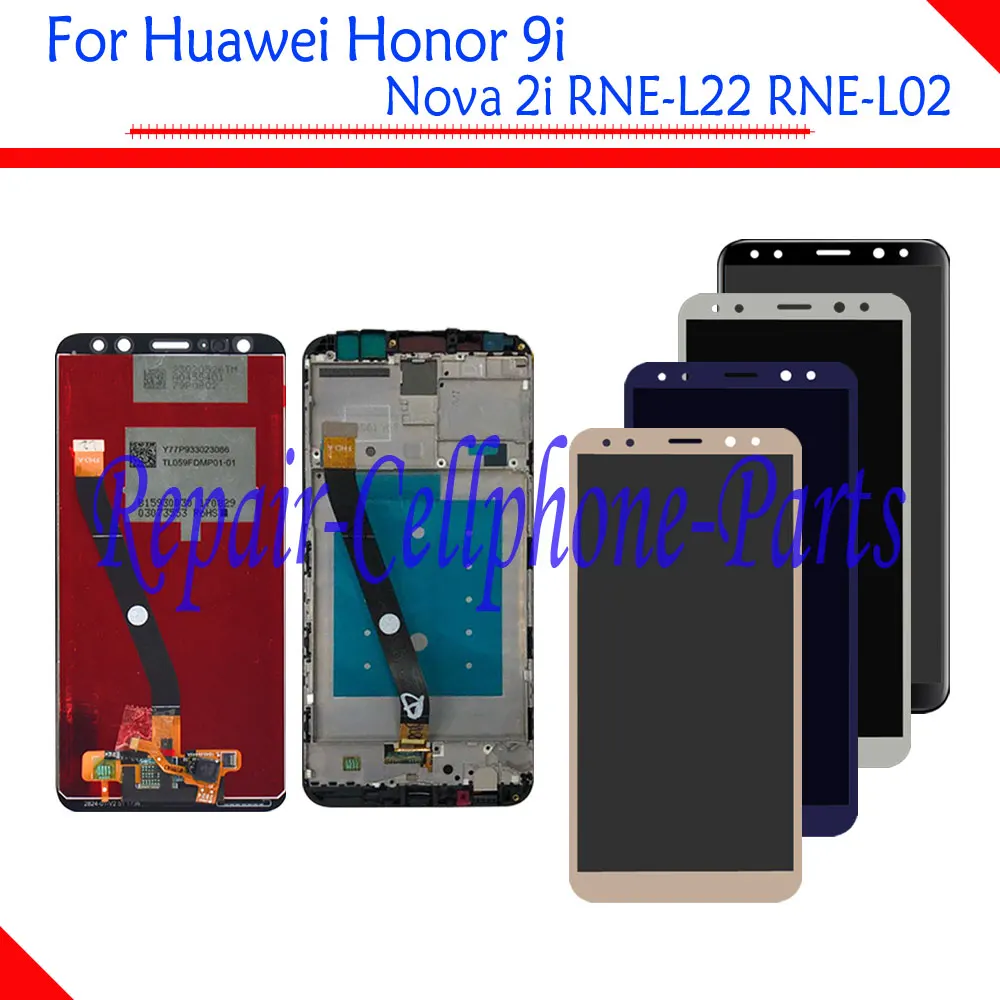 Полный ЖК-дисплей + дигитайзер сенсорного экрана в сборе + рамка для Huawei Honor 9i RNE-LX2 / Nova 2i
Полный ЖК-дисплей + дигитайзер сенсорного экрана в сборе + рамка для Huawei Honor 9i RNE-LX2 / Nova 2i