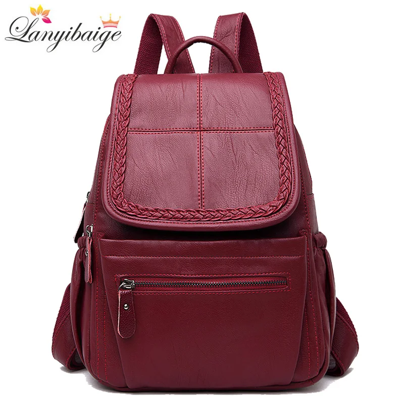 2019 New Multifunction Women Backpacks High Quality Leather Travel Bag Female Backpack Big Capacity School Bag For Girls Mochila
2019 New Multifunction Women Backpacks High Quality Leather Travel Bag Female Backpack Big Capacity School Bag For Girls Mochila