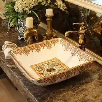 Europe style Jingdezhen ceramic sink wash basin Ceramic Counter Top Wash Basin Bathroom Sinks designer vessel sinks square
Europe style Jingdezhen ceramic sink wash basin Ceramic Counter Top Wash Basin Bathroom Sinks designer vessel sinks square