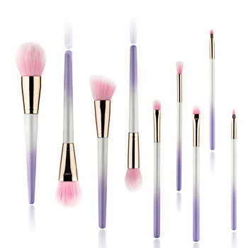 New 9pcs Unicorn Pink Hair Wood Handle Makeup Brushes Set Foundation Blending Powder Eye Face Brush Cosmetic Beauty maquillaje
New 9pcs Unicorn Pink Hair Wood Handle Makeup Brushes Set Foundation Blending Powder Eye Face Brush Cosmetic Beauty maquillaje
