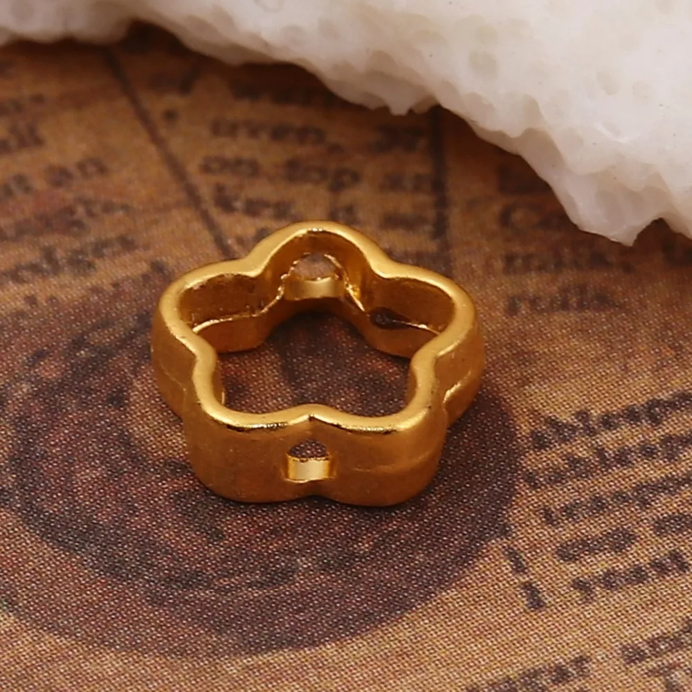 DoreenBeads Zinc Based Alloy Beads Frames Flower Matt Gold Jewelry Findings (Fits 5mm Beads) 9mm( 3/8") x 9mm( 3/8"), 10 PCs
DoreenBeads Zinc Based Alloy Beads Frames Flower Matt Gold Jewelry Findings (Fits 5mm Beads) 9mm( 3/8") x 9mm( 3/8"), 10 PCs