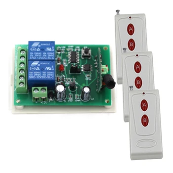 New DC24V 2CH Wireless Remote Control Switch Teleswitch Transmitter Receiver RF Wireless Remote Control Switch with 2 Buttons
New DC24V 2CH Wireless Remote Control Switch Teleswitch Transmitter Receiver RF Wireless Remote Control Switch with 2 Buttons