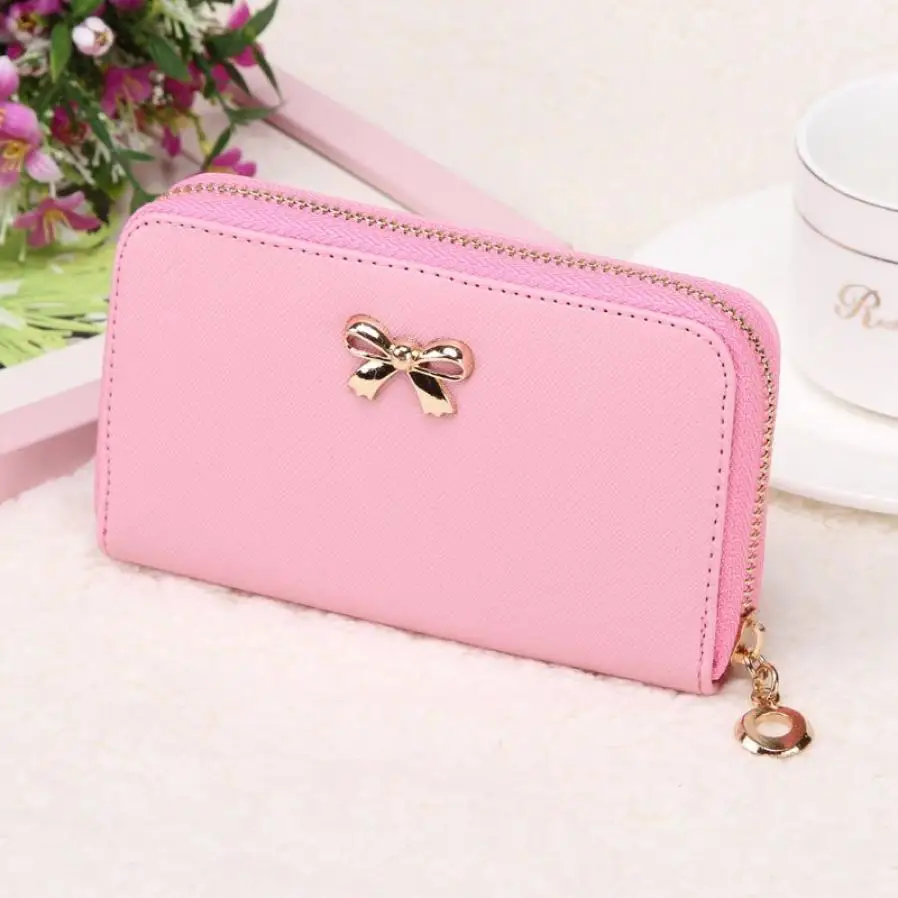 2019 hot metal cute bow short handbag Women Korean Cute Bowknot Purse Solid Wearable Short Wallet Handbag BK #Zer
2019 hot metal cute bow short handbag Women Korean Cute Bowknot Purse Solid Wearable Short Wallet Handbag BK #Zer