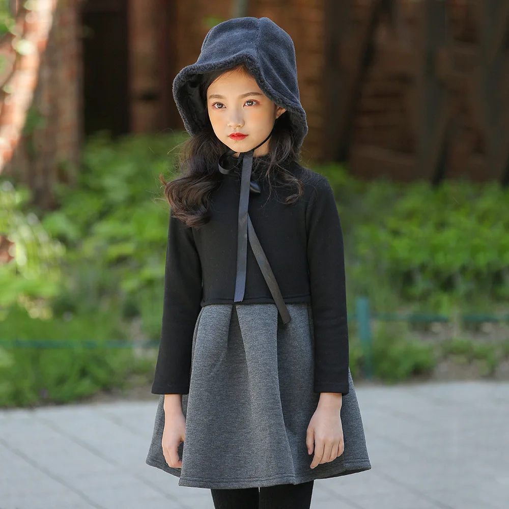 Girls dress cotton long sleeve girls clothing autumn winter casual dress 4-16 Years
Girls dress cotton long sleeve girls clothing autumn winter casual dress 4-16 Years
