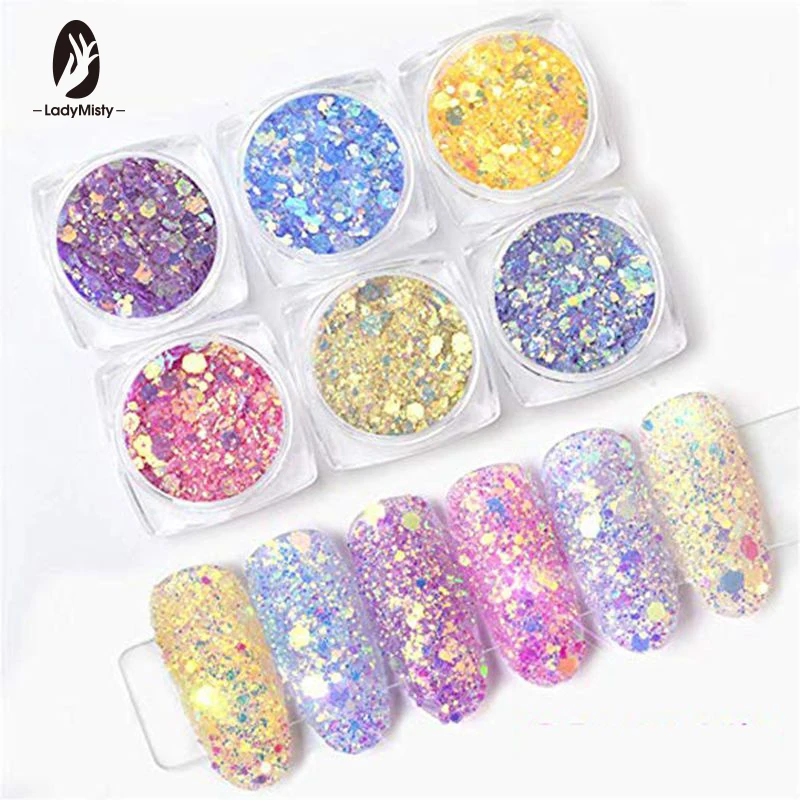 1 Box Mixed Color Light Change 3D Ultrathin Sequins Nail Glitter Flakes Optical Nail Sequins Sparkly DIY Tips Dazzling Paillette
1 Box Mixed Color Light Change 3D Ultrathin Sequins Nail Glitter Flakes Optical Nail Sequins Sparkly DIY Tips Dazzling Paillette