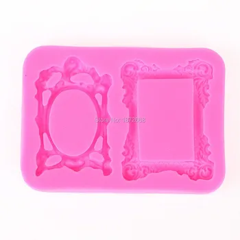 3D Retro Mirror Frame chocolate Party cake decorating tools DIY baking fondant silicone mold 100pcs Free DHL/Fedex
3D Retro Mirror Frame chocolate Party cake decorating tools DIY baking fondant silicone mold 100pcs Free DHL/Fedex
