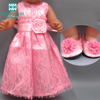 Doll clothes for 43cm toy new born doll and american doll pink lace princess baby dress
Doll clothes for 43cm toy new born doll and american doll pink lace princess baby dress
