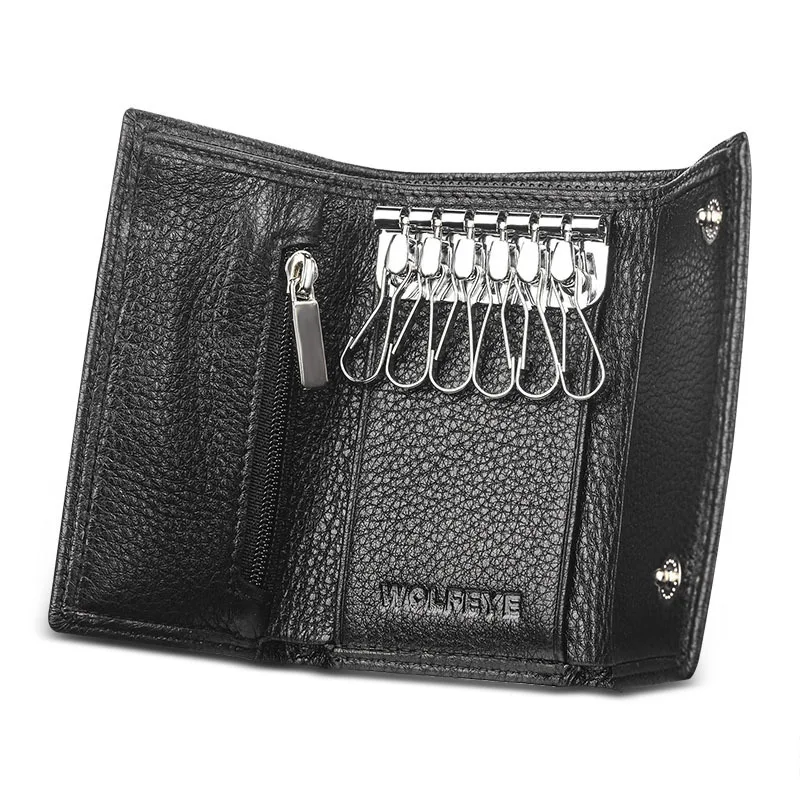 Short Small Slim Mini Wallets Men Women Black Soft Litchi Real Cowhide Genuine Leather Car Key holders Coins Purses portefeuille
Short Small Slim Mini Wallets Men Women Black Soft Litchi Real Cowhide Genuine Leather Car Key holders Coins Purses portefeuille