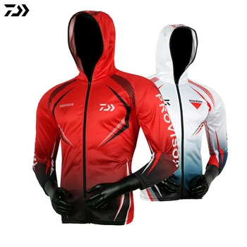 DAIWA Shirt Fishing Clothing M~3XL Hooded Men Jacket Quick-Drying Coat DAWA Breathable Men Fishing Clothes Pesca Fishing Shirt
DAIWA Shirt Fishing Clothing M~3XL Hooded Men Jacket Quick-Drying Coat DAWA Breathable Men Fishing Clothes Pesca Fishing Shirt