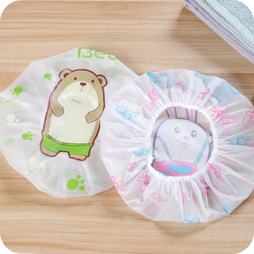Waterproof Shower Caps Eco-Friendly Cartoon Bath Protector Lace Elastic Band Hat Bath Bathroom Product Women Bathing Cap
Waterproof Shower Caps Eco-Friendly Cartoon Bath Protector Lace Elastic Band Hat Bath Bathroom Product Women Bathing Cap