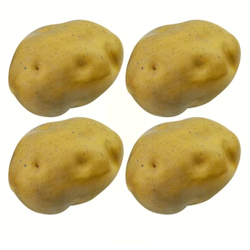 4Pcs Artificial Potato Lifelike Vegetable Simulation Food Model For Diy Photography Props
4Pcs Artificial Potato Lifelike Vegetable Simulation Food Model For Diy Photography Props