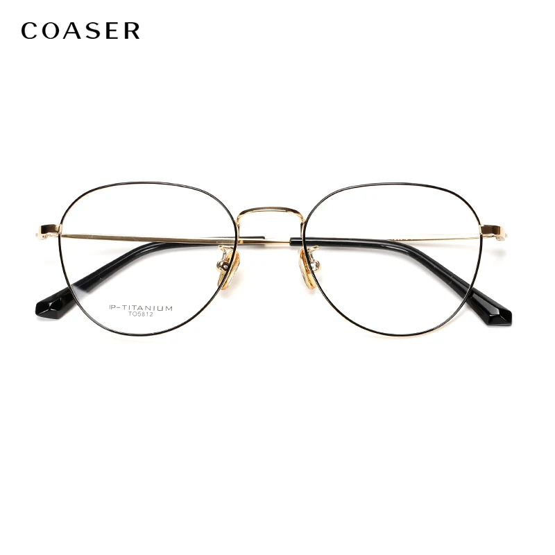 COASER 2019 new Titanium Glasses Frame Women Ultralight Brand Designer Vintage Round Prescription Eyeglasses Full Optical Frames
COASER 2019 new Titanium Glasses Frame Women Ultralight Brand Designer Vintage Round Prescription Eyeglasses Full Optical Frames