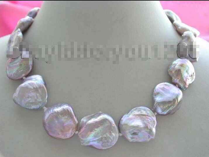 Free Shipping 17" Genuine Natural 25mm Purple Reborn Keshi Pearl Necklace 14KGP
Free Shipping 17" Genuine Natural 25mm Purple Reborn Keshi Pearl Necklace 14KGP