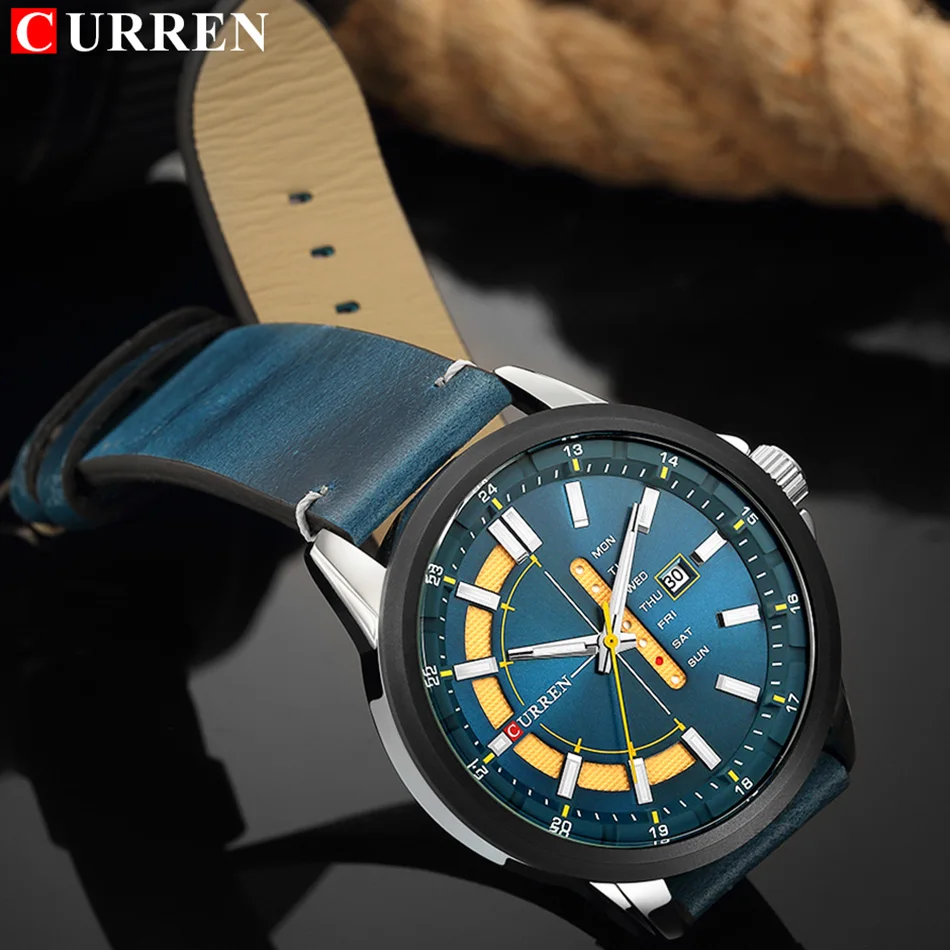 CURREN Analog Men's Watch Green Date Week Minimalist Watch Men Clock Man Watches Water Resistant Military Watch Waterproof Men
CURREN Analog Men's Watch Green Date Week Minimalist Watch Men Clock Man Watches Water Resistant Military Watch Waterproof Men