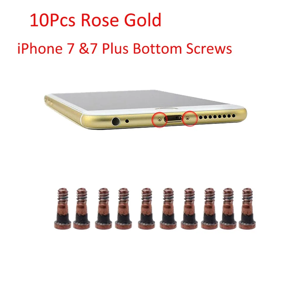 10Pcs Bottom Screws Pentalobe Replacement Rose Gold Screw For Apple iPhone 7 7Plus
10Pcs Bottom Screws Pentalobe Replacement Rose Gold Screw For Apple iPhone 7 7Plus
