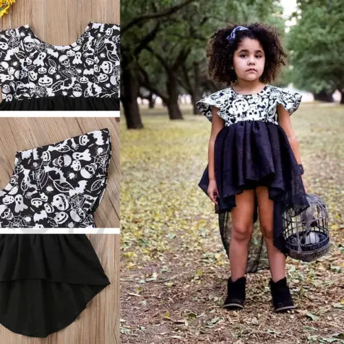2018 New Halloween Black&White Swing Dress Kid Baby Girl Skull Romper Tutu Dress Playsuit Halloween Prty Children Fashion Outfit
2018 New Halloween Black&White Swing Dress Kid Baby Girl Skull Romper Tutu Dress Playsuit Halloween Prty Children Fashion Outfit