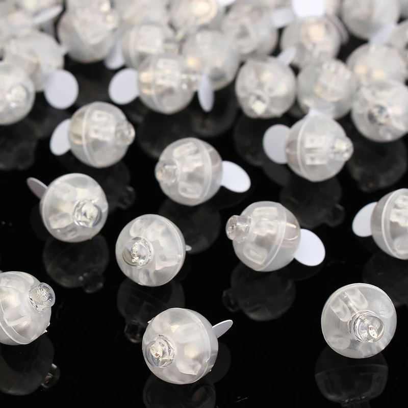 50/100Pcs Mini LED Light Bulb For Paper Lantern Balloon Party Wedding Decor