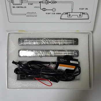CNLM High quality 2X car drl Daytime Running Light front daylight LED fog lamp guide waterproof dimmer flash E4 R87 ECE RL00
CNLM High quality 2X car drl Daytime Running Light front daylight LED fog lamp guide waterproof dimmer flash E4 R87 ECE RL00
