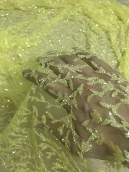 on sale SYJ-631 glued glitter sequins lace fabric high quality African French net tulle Lace Fabric for party
on sale SYJ-631 glued glitter sequins lace fabric high quality African French net tulle Lace Fabric for party