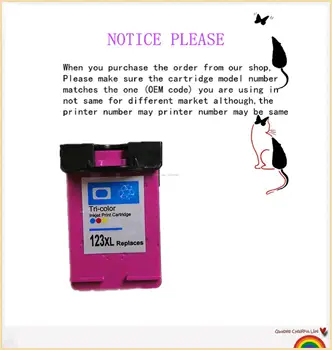 YOTAT 1pcs Color Remanufactured ink cartridge for HP123XL HP123 Deskjet 1110 1111 1112 2130 2132 2134 Officejet 3830 3831 3832
YOTAT 1pcs Color Remanufactured ink cartridge for HP123XL HP123 Deskjet 1110 1111 1112 2130 2132 2134 Officejet 3830 3831 3832