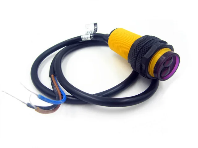 1PCS Robot E18-D80NK Infrared Obstacle Avoidance Photoelectric Sensor Proximity Switch 3-80cm Detection Range Adjust
1PCS Robot E18-D80NK Infrared Obstacle Avoidance Photoelectric Sensor Proximity Switch 3-80cm Detection Range Adjust