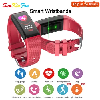 New Fashion Smart Sports Bracelet A16 Blood Pressure Monitoring Heart Rate Tracker Female Physiological Reminder Fitness Tracker
New Fashion Smart Sports Bracelet A16 Blood Pressure Monitoring Heart Rate Tracker Female Physiological Reminder Fitness Tracker