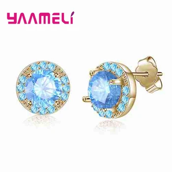 NEW Fashion Sky Blue AAA CZ Element Stud Earrings For Women Wholesale Stud Earrings Factory Price
NEW Fashion Sky Blue AAA CZ Element Stud Earrings For Women Wholesale Stud Earrings Factory Price