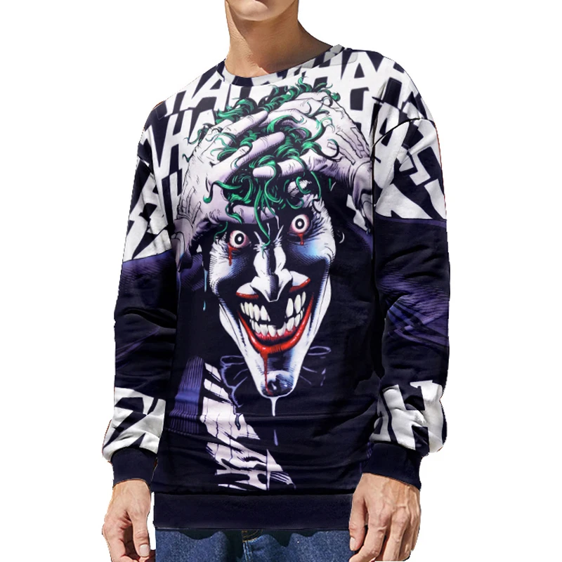 Streetwear Men Sweatshirts 3D Clown Printed Hoodie for Men Clothes Long Sleeve Graphic Tracksuits Harajuku Oversize Hoodies Men
Streetwear Men Sweatshirts 3D Clown Printed Hoodie for Men Clothes Long Sleeve Graphic Tracksuits Harajuku Oversize Hoodies Men