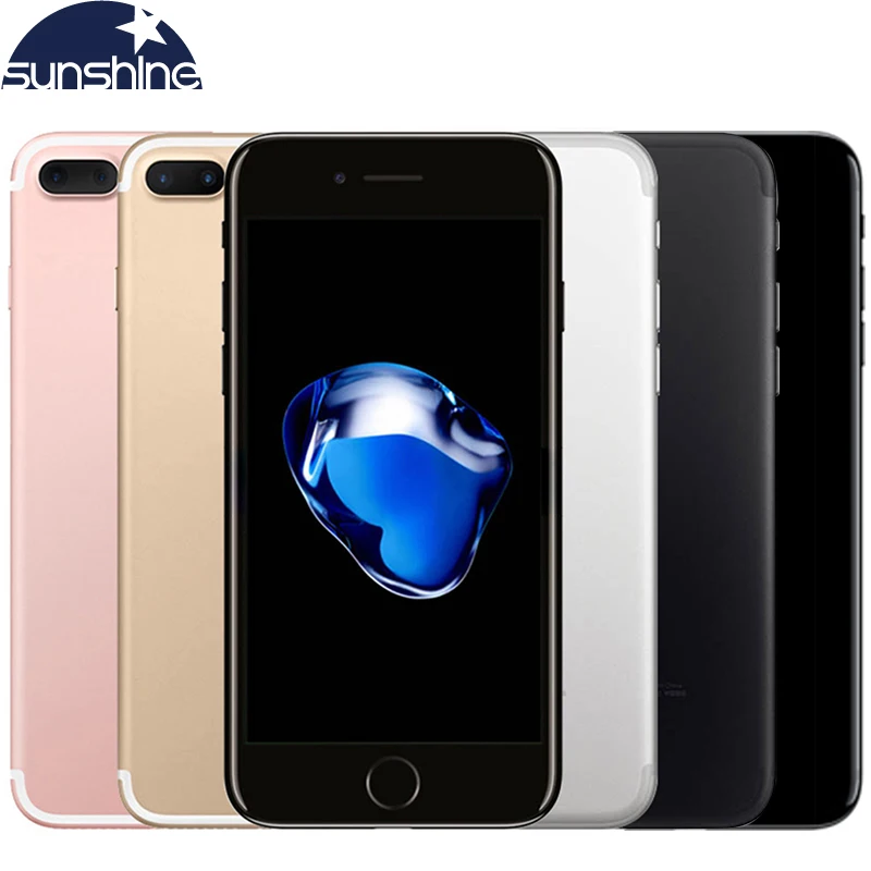 

Original Unlocked Apple iPhone 7 Plus 5.5'' 12.0MP LTE Mobile phone 3G RAM 32G/128G/256G ROM Quad-core Fingerprint 4G Cellphone