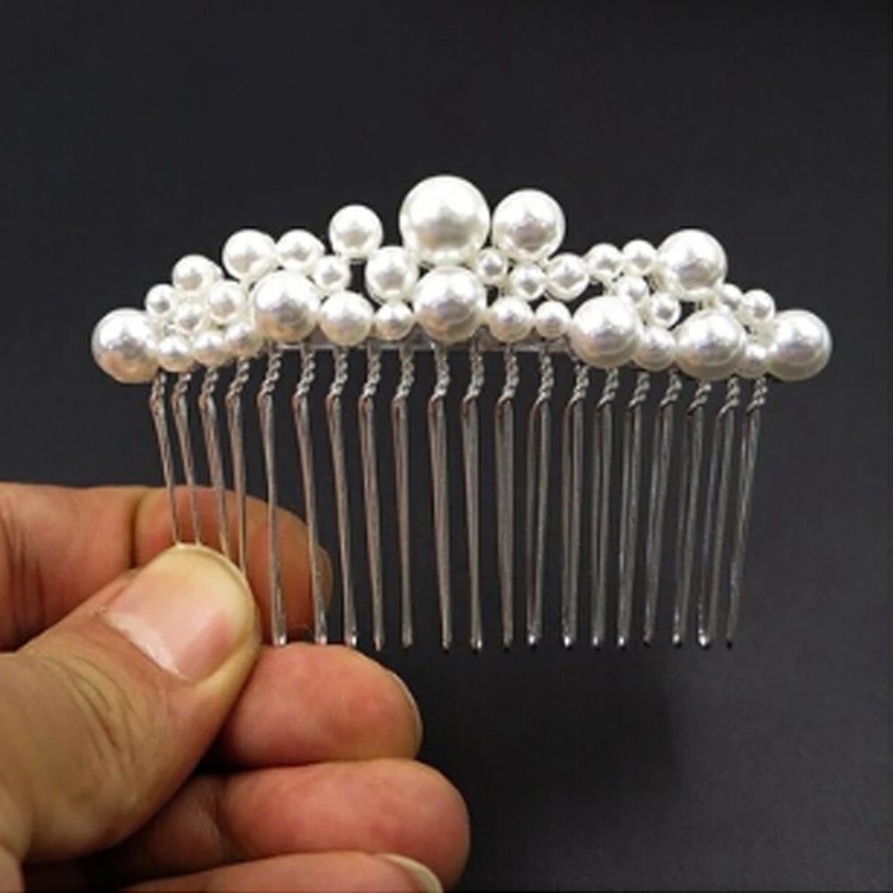 1PC Women Pearl Hair Combs Wedding Hair Pin Rhinestone Tiara Bridal Clips Bride Barrettes Hairgrips Hair Accessories Jewelry
1PC Women Pearl Hair Combs Wedding Hair Pin Rhinestone Tiara Bridal Clips Bride Barrettes Hairgrips Hair Accessories Jewelry