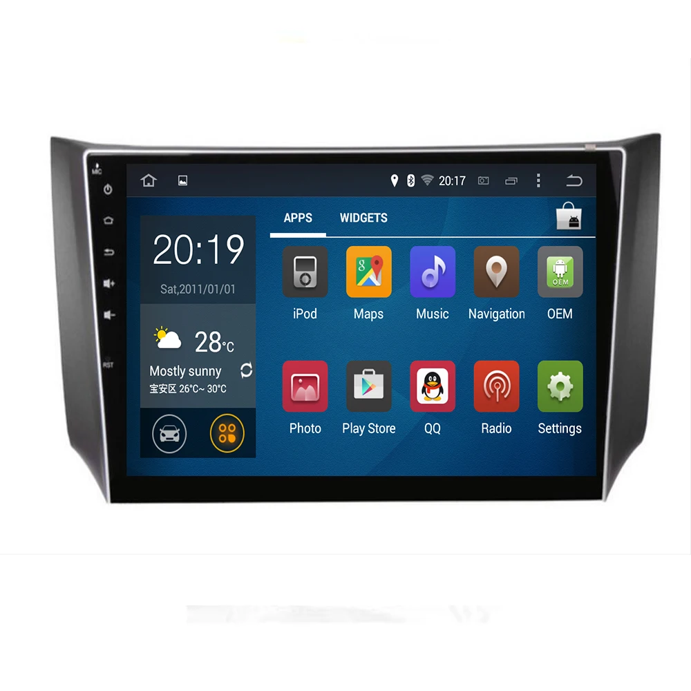 10 2 дюймовый Android автомобильный DVD-плеер GPS-навигация для NISSAN SYLPHY/B17/Sentra 2012 - 2018
