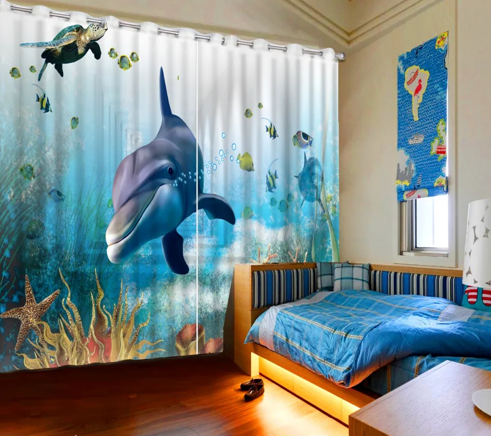Photo curtains living room window ocean dolphin bedroom blackout curtains roman curtains for living room
Photo curtains living room window ocean dolphin bedroom blackout curtains roman curtains for living room