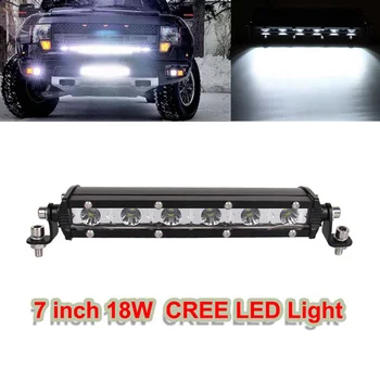 2pc 18W 7" Offroad fog led light bar Car truck head spot light driving lamp ATV UTV Forklift Boat Crane Led working light 12/24v
2pc 18W 7" Offroad fog led light bar Car truck head spot light driving lamp ATV UTV Forklift Boat Crane Led working light 12/24v