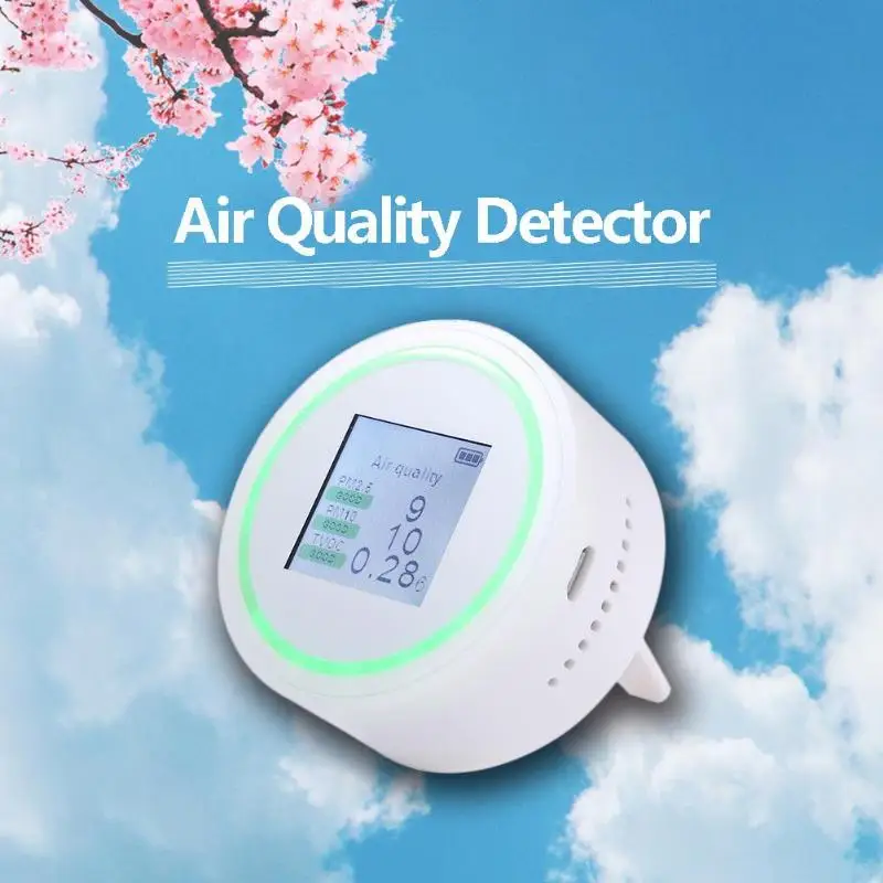 Voice Alarm M3 Air Quality Detector TFT-LCD PM2.5/PM10/TVOC Detector Tester Gas Monitor/Gas Analyzer Diagnostic Tool
Voice Alarm M3 Air Quality Detector TFT-LCD PM2.5/PM10/TVOC Detector Tester Gas Monitor/Gas Analyzer Diagnostic Tool
