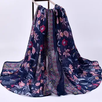 2019 New Design Fashion Scarves Flower Pattern Bohemia Sunscreen Women Chiffon Scarves Autumn Winter Long Scarf Beach Shawl
2019 New Design Fashion Scarves Flower Pattern Bohemia Sunscreen Women Chiffon Scarves Autumn Winter Long Scarf Beach Shawl
