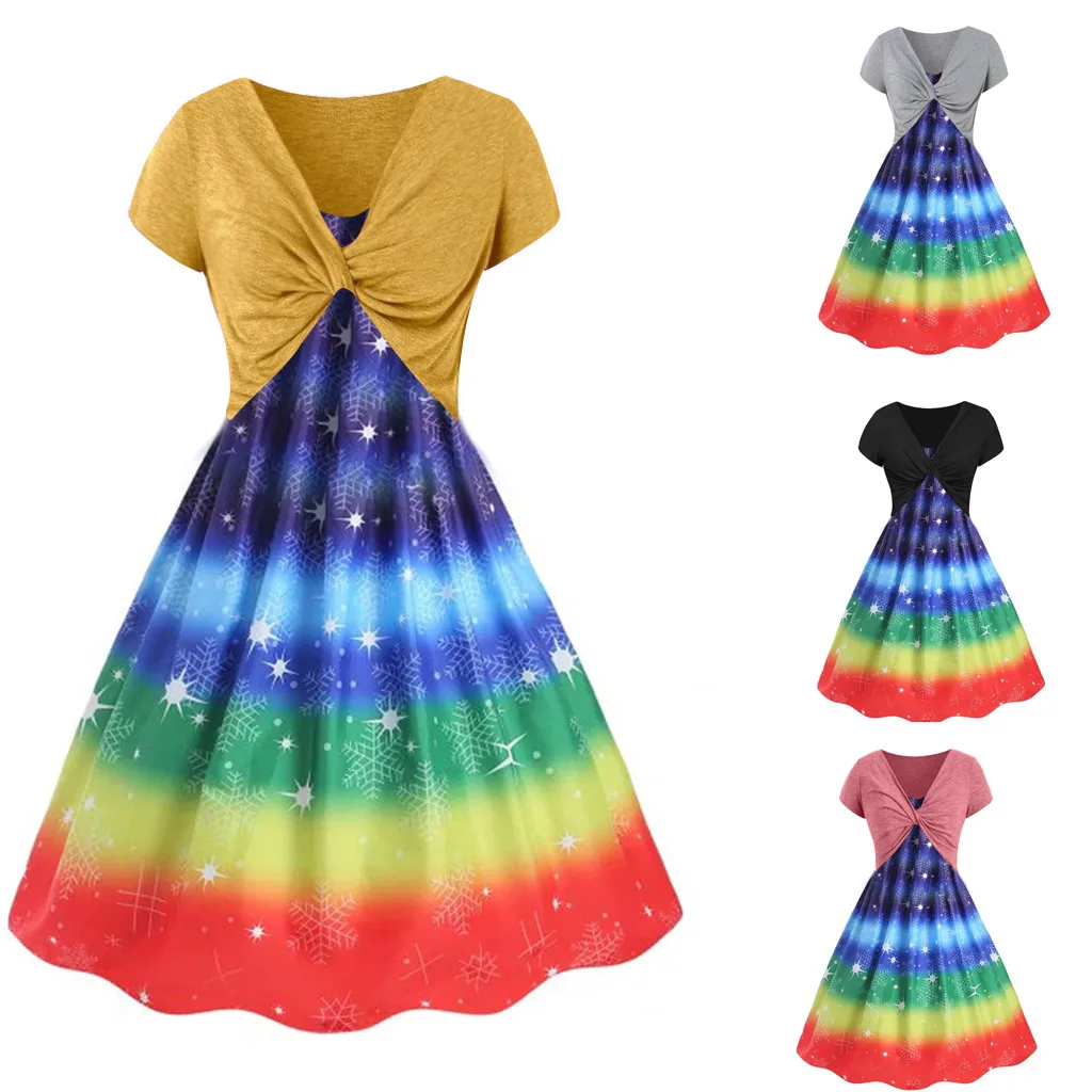 Creative Women's Summer Fresh Rainbow Print Dress Sling Set Pullover Two-piece Set vestidos sundress robe femme dropshipping
Creative Women's Summer Fresh Rainbow Print Dress Sling Set Pullover Two-piece Set vestidos sundress robe femme dropshipping