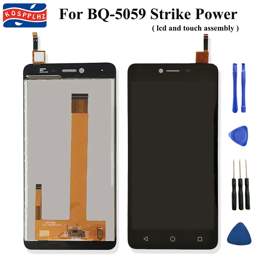 5.0 in For BQ BQS 5059 Strike Power BQS-5059 LCD Display and Touch Screen Assembly Digitizer Replacement 100% Tested+tools
5.0 in For BQ BQS 5059 Strike Power BQS-5059 LCD Display and Touch Screen Assembly Digitizer Replacement 100% Tested+tools