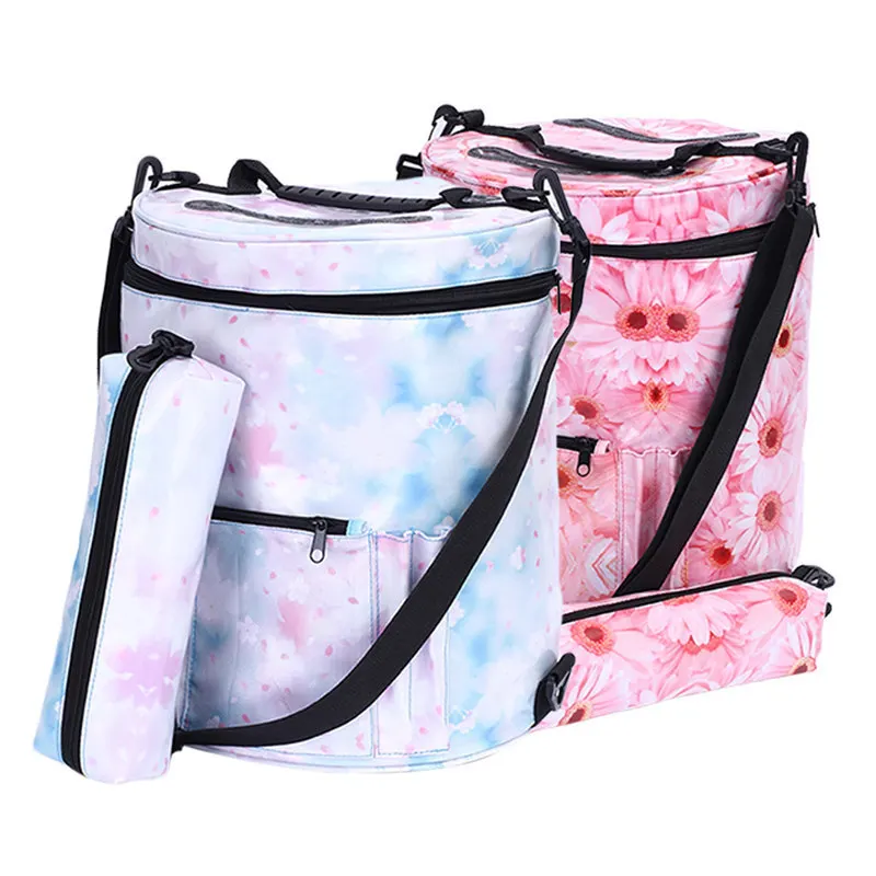 Flowers Cylinder Woolen Yarn Storage Bag Large Portable Home Crochet Hooks Thread Yarn Storage Bag DIY Sewing Kit Bag 33*30cm
Flowers Cylinder Woolen Yarn Storage Bag Large Portable Home Crochet Hooks Thread Yarn Storage Bag DIY Sewing Kit Bag 33*30cm