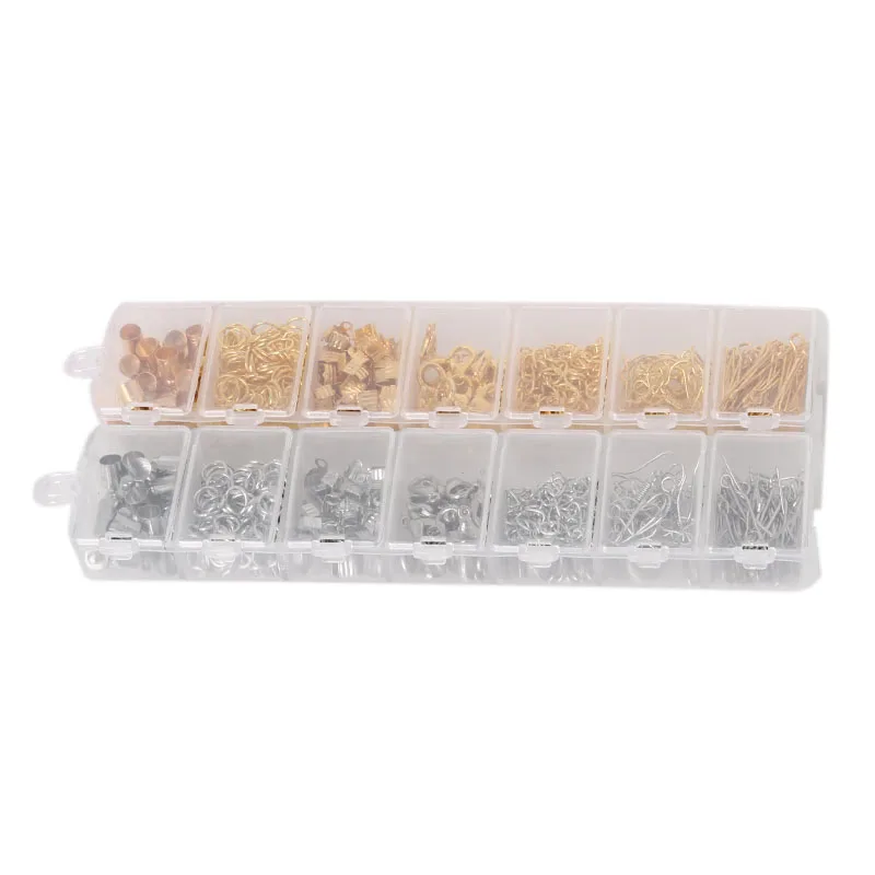 Mixed Style Kit Gold/Rhodium Accessories (Jump Ring,End Caps,Clasp,Chain,Hook, Pin)for Jewelry Making Findings
Mixed Style Kit Gold/Rhodium Accessories (Jump Ring,End Caps,Clasp,Chain,Hook, Pin)for Jewelry Making Findings