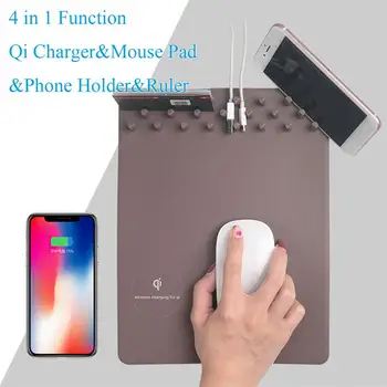 Wirless Charing pad for Iphone Samsung QI wirless charger phone holder Soft Mousepad
Wirless Charing pad for Iphone Samsung QI wirless charger phone holder Soft Mousepad