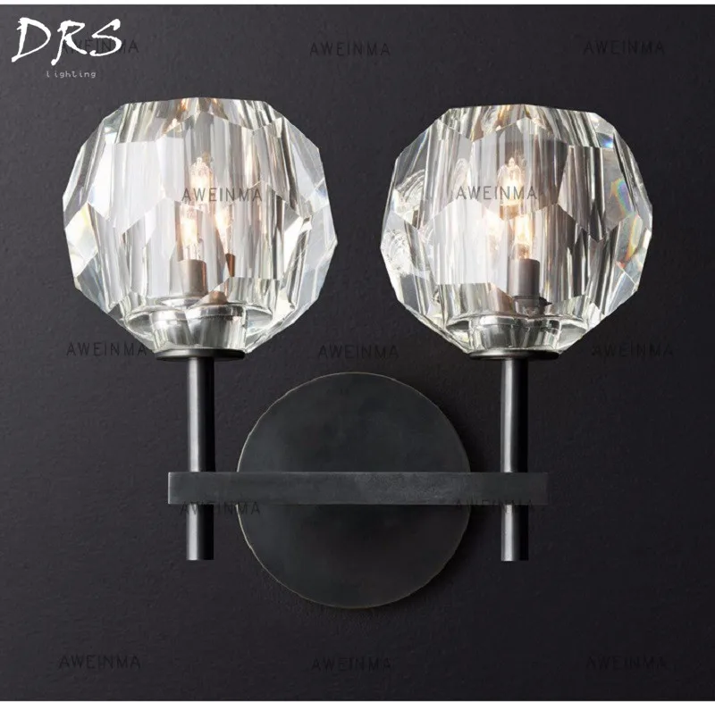 Retro RH K9 Crystal Shades G9 Wall Lamp Luxury Crystal Wall Lamp Sconce Wall Lights Corridor Luminaria Lampada Mirror Lighting
Retro RH K9 Crystal Shades G9 Wall Lamp Luxury Crystal Wall Lamp Sconce Wall Lights Corridor Luminaria Lampada Mirror Lighting