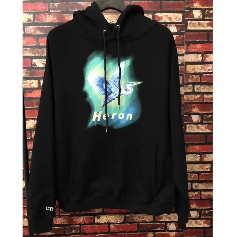 Heron Preston Sweatshirts Autumn Winter Flying Red-crowned Crane Heron Preston Hoodie 18SS Yellow Heron Embroidery HP Pullover
Heron Preston Sweatshirts Autumn Winter Flying Red-crowned Crane Heron Preston Hoodie 18SS Yellow Heron Embroidery HP Pullover