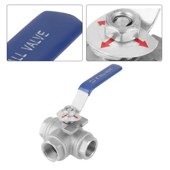 DN20 Ball Valve Three-way Valve SUS304 Pipe Ball Valve Three-way T-Type Female Thread 3/4" DN20 Stainless Steel reliable
DN20 Ball Valve Three-way Valve SUS304 Pipe Ball Valve Three-way T-Type Female Thread 3/4" DN20 Stainless Steel reliable