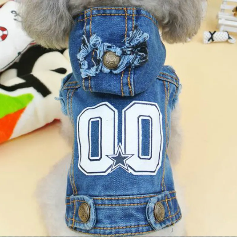 Dog Denim Coat Jeans Jacket Small Dog Clothes Vest Coat Cat Clothing Chihuahua Doggy Puppy Costume Outfit Garment Chiwawa Poodle
Dog Denim Coat Jeans Jacket Small Dog Clothes Vest Coat Cat Clothing Chihuahua Doggy Puppy Costume Outfit Garment Chiwawa Poodle