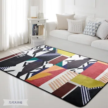 Geometric Colorful Printed Rectangle Carpet Rugs For Living Room Bedroom Europe Decorative Rugs Water Absorption Non-Slip Carpet
Geometric Colorful Printed Rectangle Carpet Rugs For Living Room Bedroom Europe Decorative Rugs Water Absorption Non-Slip Carpet