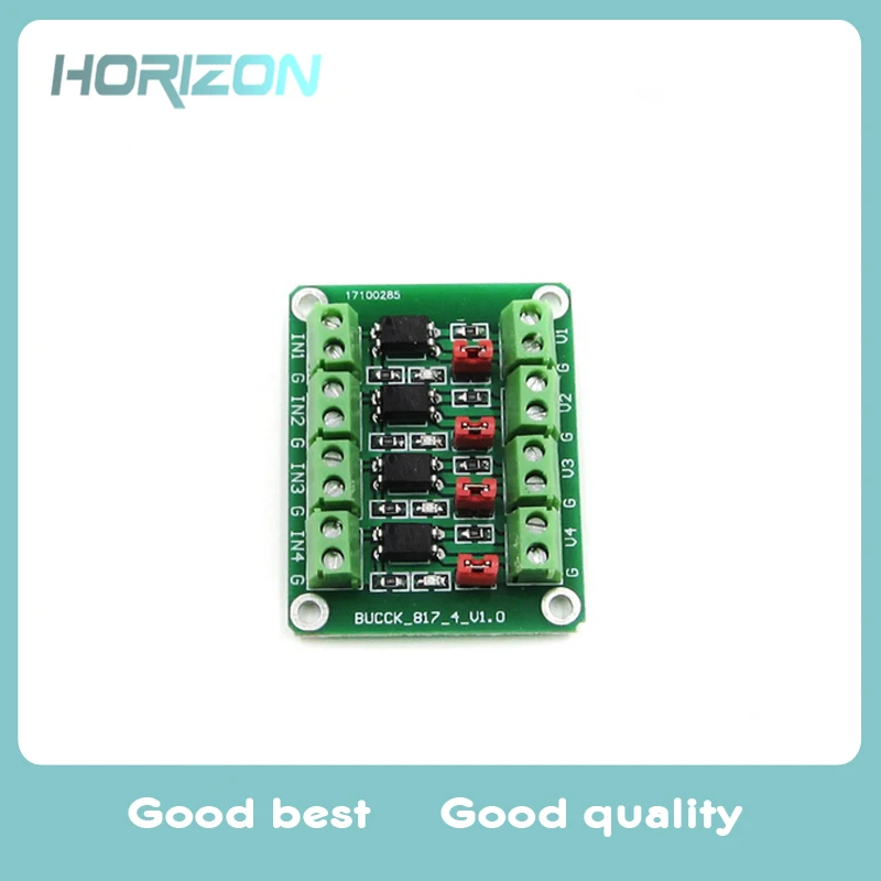 3.6-30V PC817 4 Channel Optocoupler Isolation Module Voltage Converter Switching Adapter Module 817 Drive Module
3.6-30V PC817 4 Channel Optocoupler Isolation Module Voltage Converter Switching Adapter Module 817 Drive Module