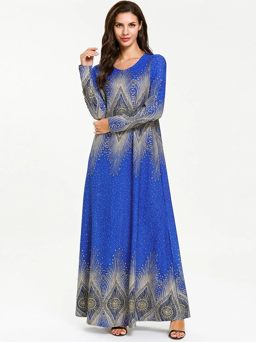 New turkish women abaya dress hot stamping Printing Islamic clothing for women muslim dress robe adult 7726#
New turkish women abaya dress hot stamping Printing Islamic clothing for women muslim dress robe adult 7726#