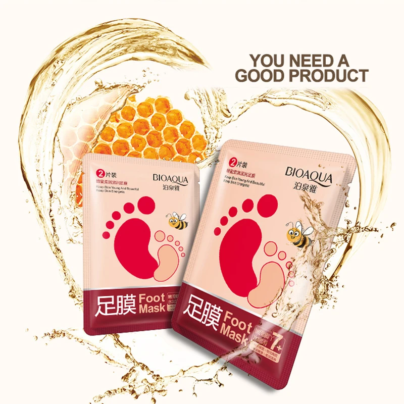 5-Bags-BIOAQUA-Exfoliating-Foot-Socks-For-Pedicure-Socks-Peeling-For-Foot-Care-Beauty-Feet-Mask