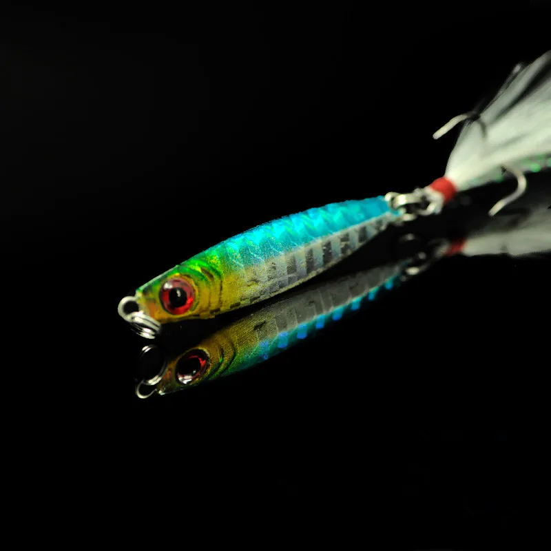 Ufishing Freshwater Fishing Lures 4.5cm 5.5g Mini Jig with Feather Hook 1 Pcs/Lot Jigging Bait
Ufishing Freshwater Fishing Lures 4.5cm 5.5g Mini Jig with Feather Hook 1 Pcs/Lot Jigging Bait